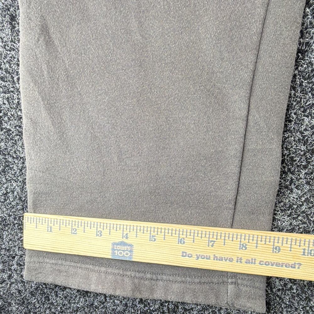 PacSun Men's Fleece Sweatpants Gray L Regular Fit Straight Leg Drawstring - Picture 3 of 10